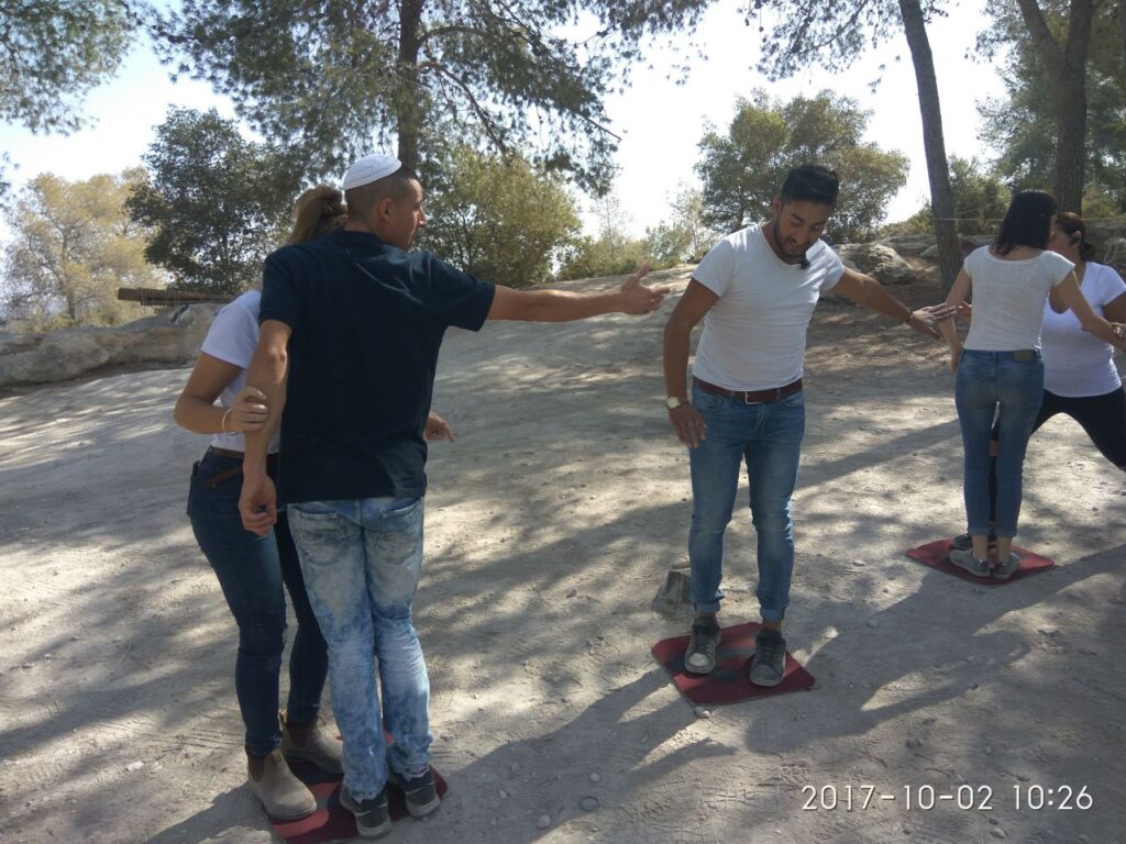 משחקים ביום גיבוש לעובדים בשטח